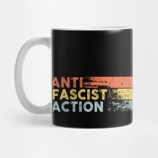 AntiFascist Action Vintage Retro Gift Mug